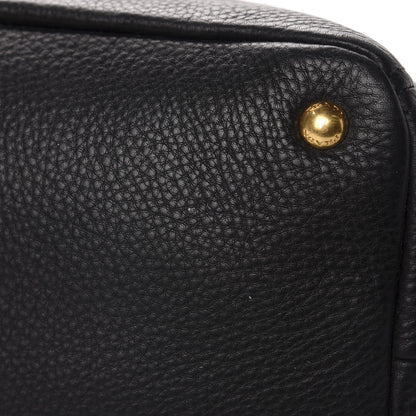 Prada Vitello Daino Tote Black 11 of 12