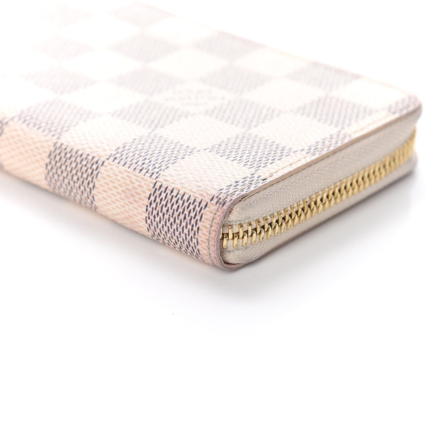 Louis Vuitton Damier Azur Clemence Wallet Rose Ballerine 9 of 12