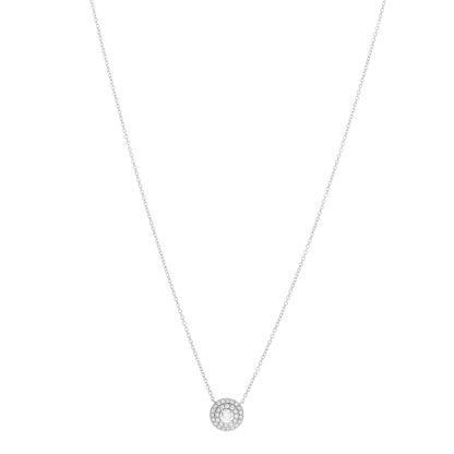 Tiffany Platinum Diamond Soleste Pendant Necklace 1 of 5