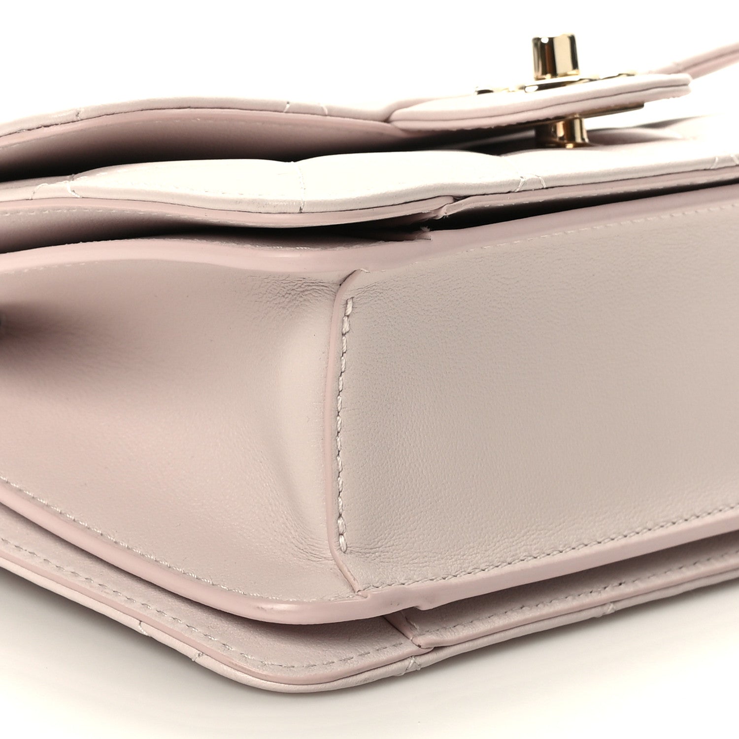 Chanel Calfskin Quilted Coco Lady Flap Light Purple 8 of 10