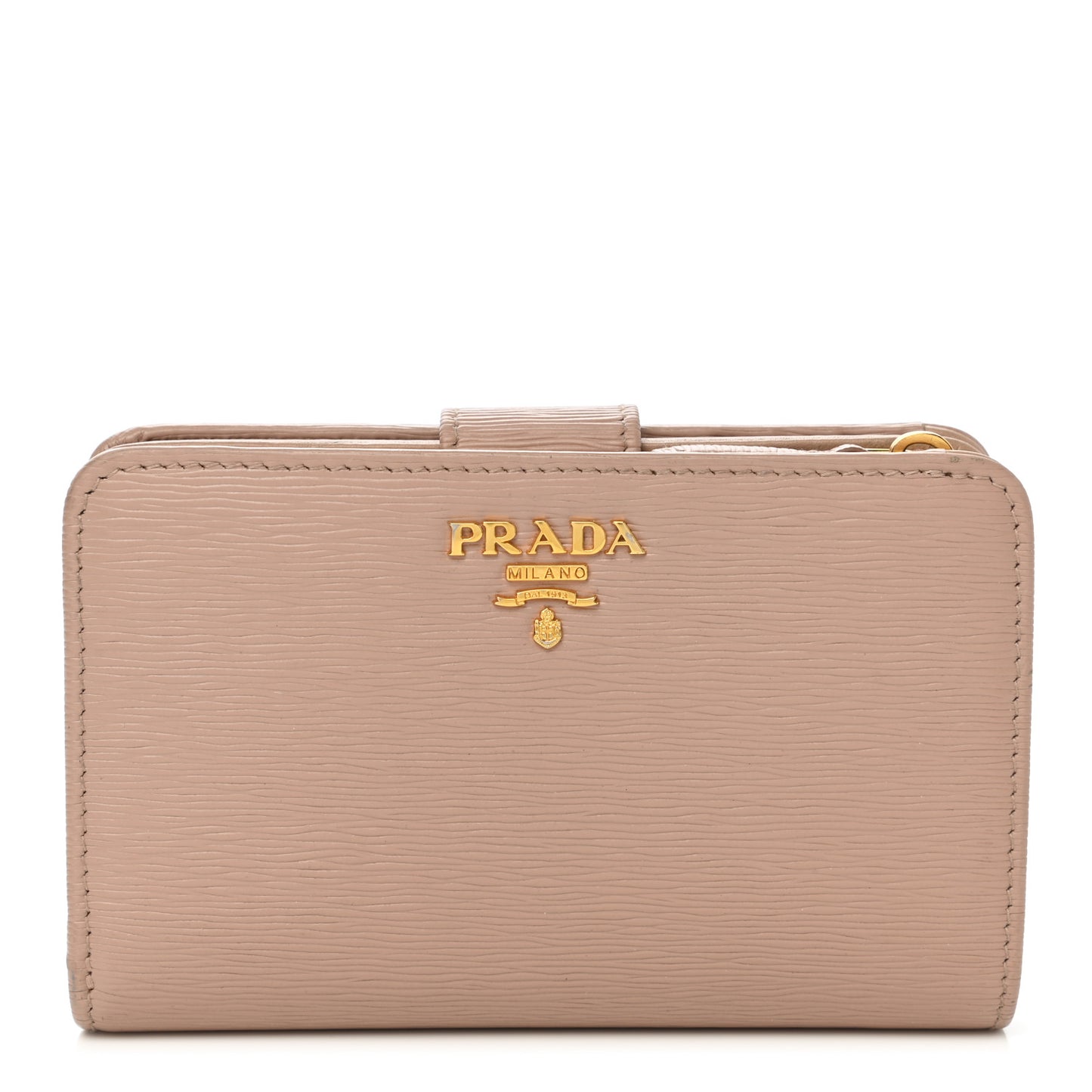 Vitello Move Metal Zip Around Wallet Cammeo
