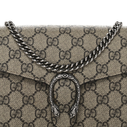 Gucci GG Supreme Monogram Mini Dionysus Chain Wallet Beige Taupe 8 of 12