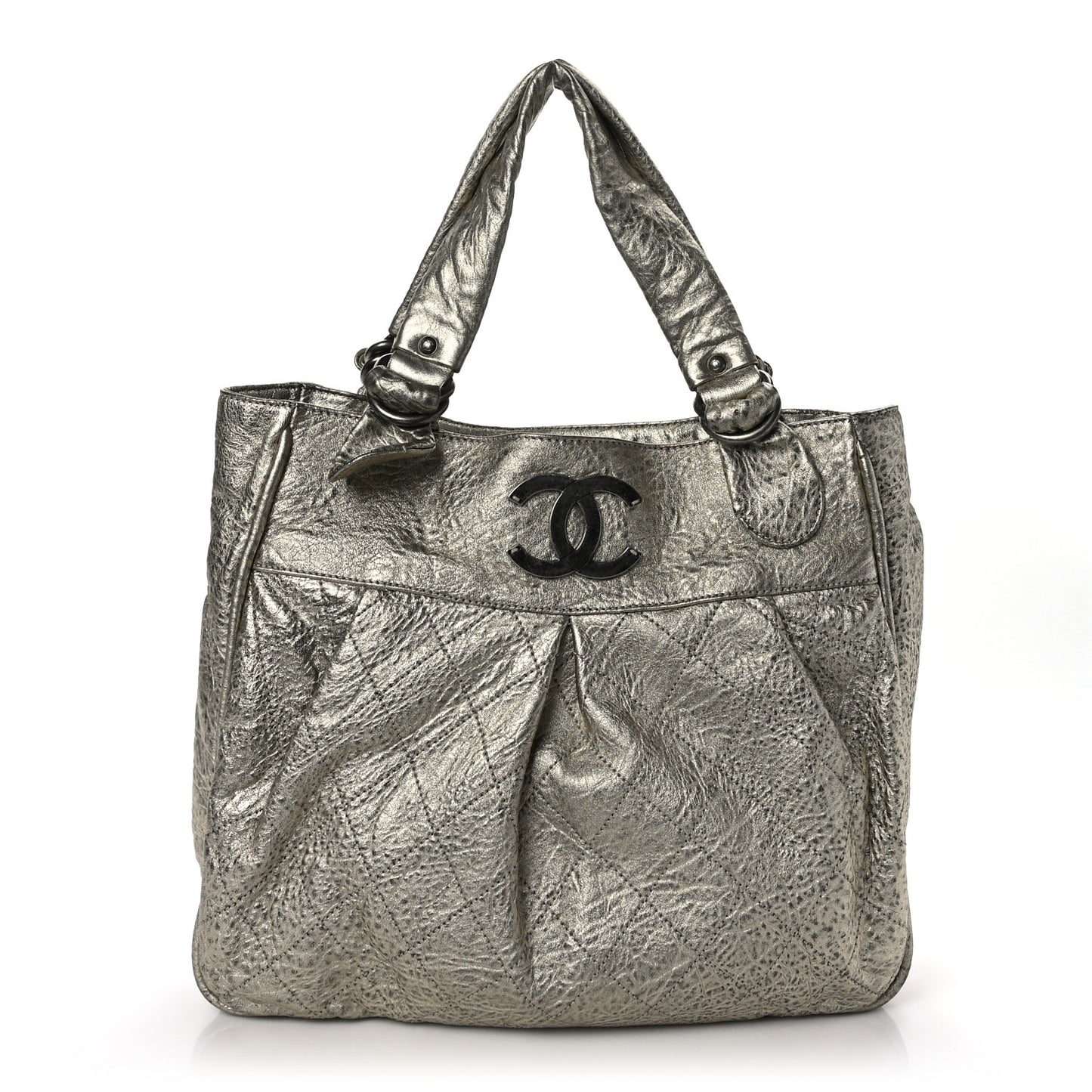 Distressed Lambskin Le Marais Tote Gold