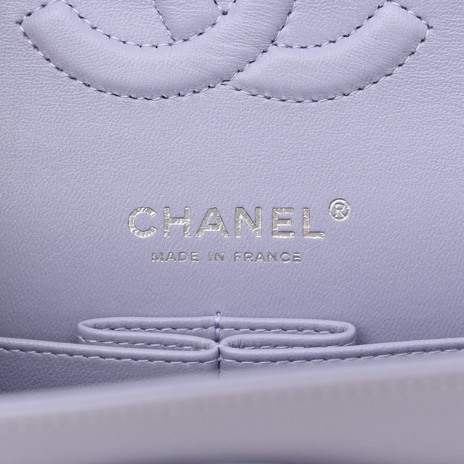 Chanel Caviar Quilted Medium Double Flap Light Purple 6 of 11