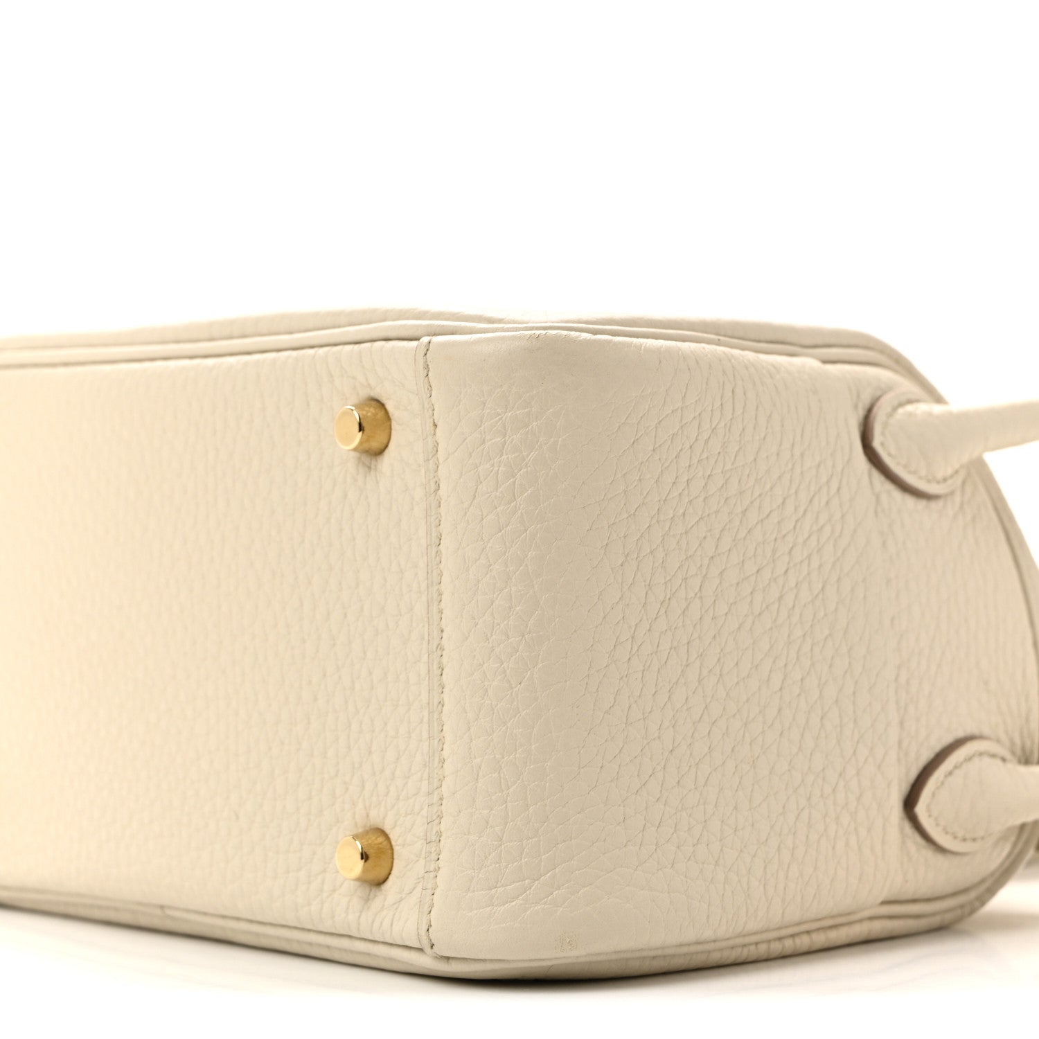 Hermes Taurillon Clemence Mini Lindy 20 Beton 10 of 13