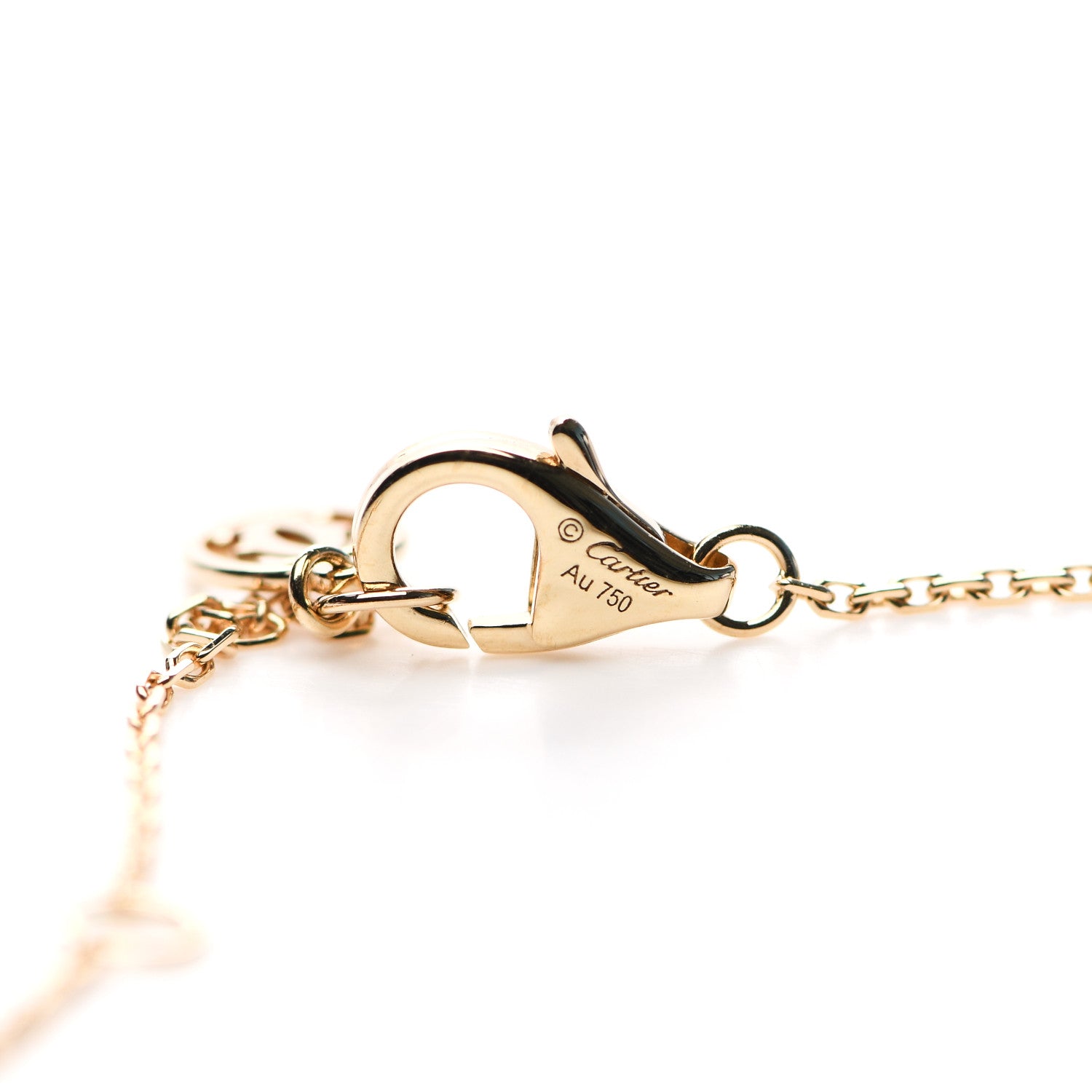 Cartier 18K Yellow Gold Diamond XS D'Amour Pendant Necklace 5 of 6