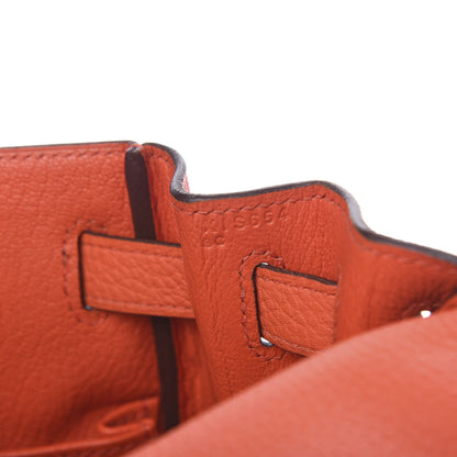 Hermes Togo Kelly Retourne 28 Orange Poppy 6 of 10