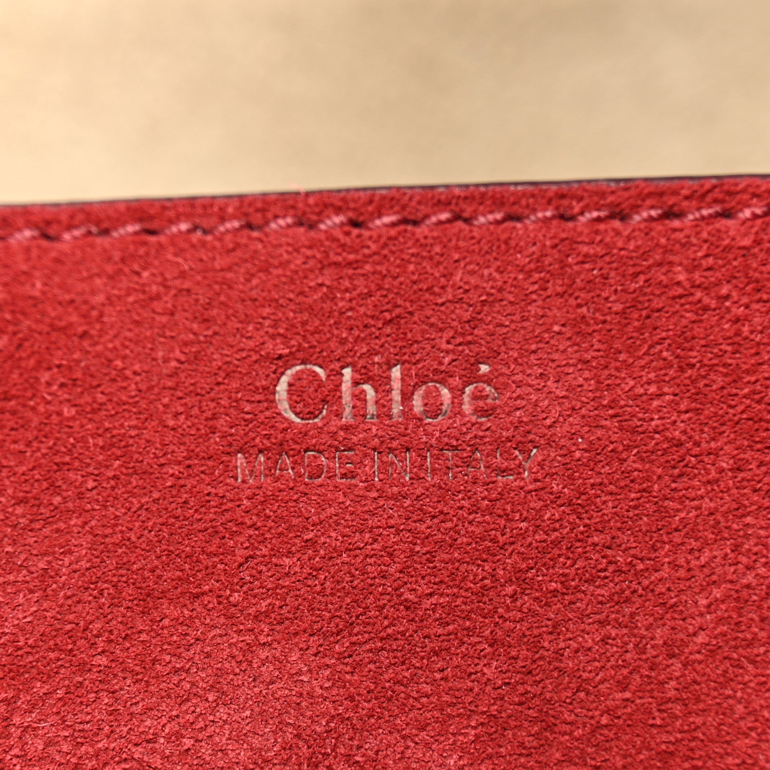 Chloe Smooth Calfskin Mini Drew Shoulder Bag  Wine Purple 6 of 11