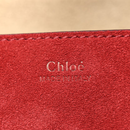 Chloe Smooth Calfskin Mini Drew Shoulder Bag  Wine Purple 6 of 11