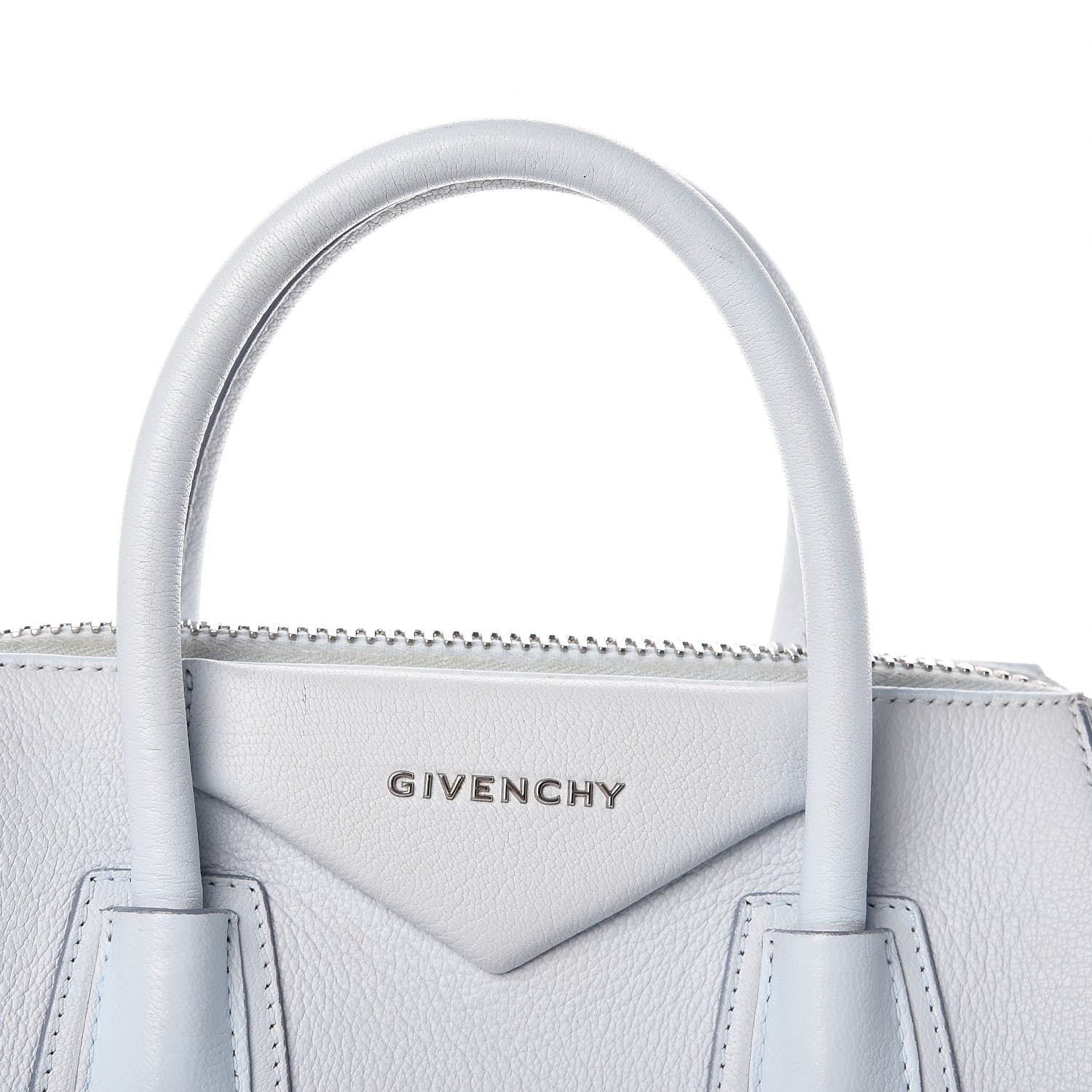Givenchy Sugar Goatskin Small Antigona Pale Blue 17 of 26