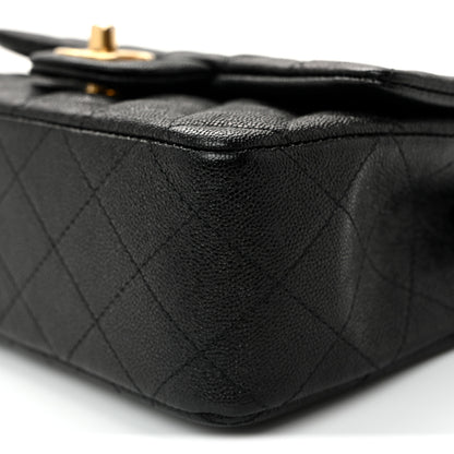 Chanel Caviar Quilted Mini Top Handle Rectangular Flap Black 10 of 10