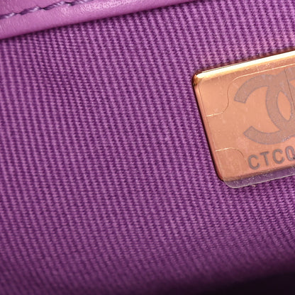 Chanel Lambskin Quilted Mini Funky Town Flap Purple 7 of 11