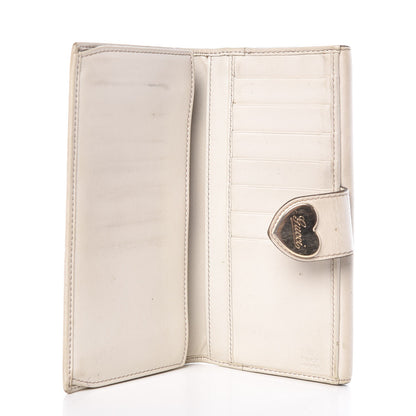 Gucci Monogram Heart Continental Wallet Off White 5 of 18
