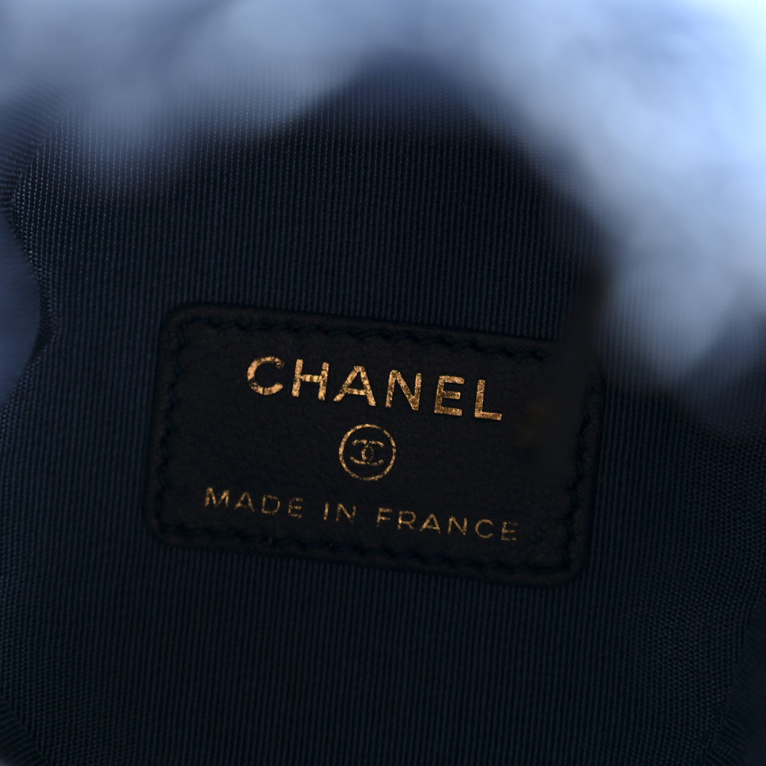 Chanel Denim Quilted Mood Mini Bucket With Chain Blue Multicolor 6 of 13