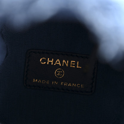 Chanel Denim Quilted Mood Mini Bucket With Chain Blue Multicolor 6 of 13