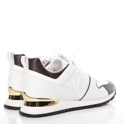 Louis Vuitton Calfskin Monogram Run Away Sneakers 40 White 4 of 10