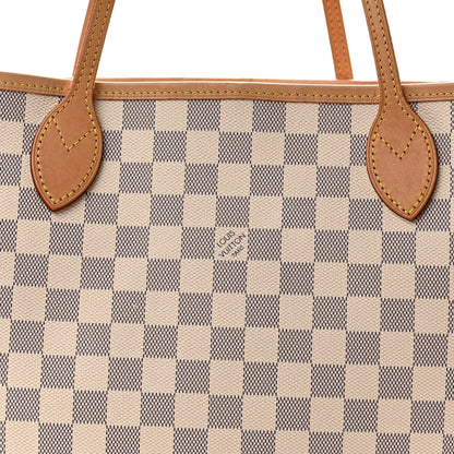 Louis Vuitton Damier Azur Neo Neverfull MM Rose Ballerine Rose Ballerine 8 of 10