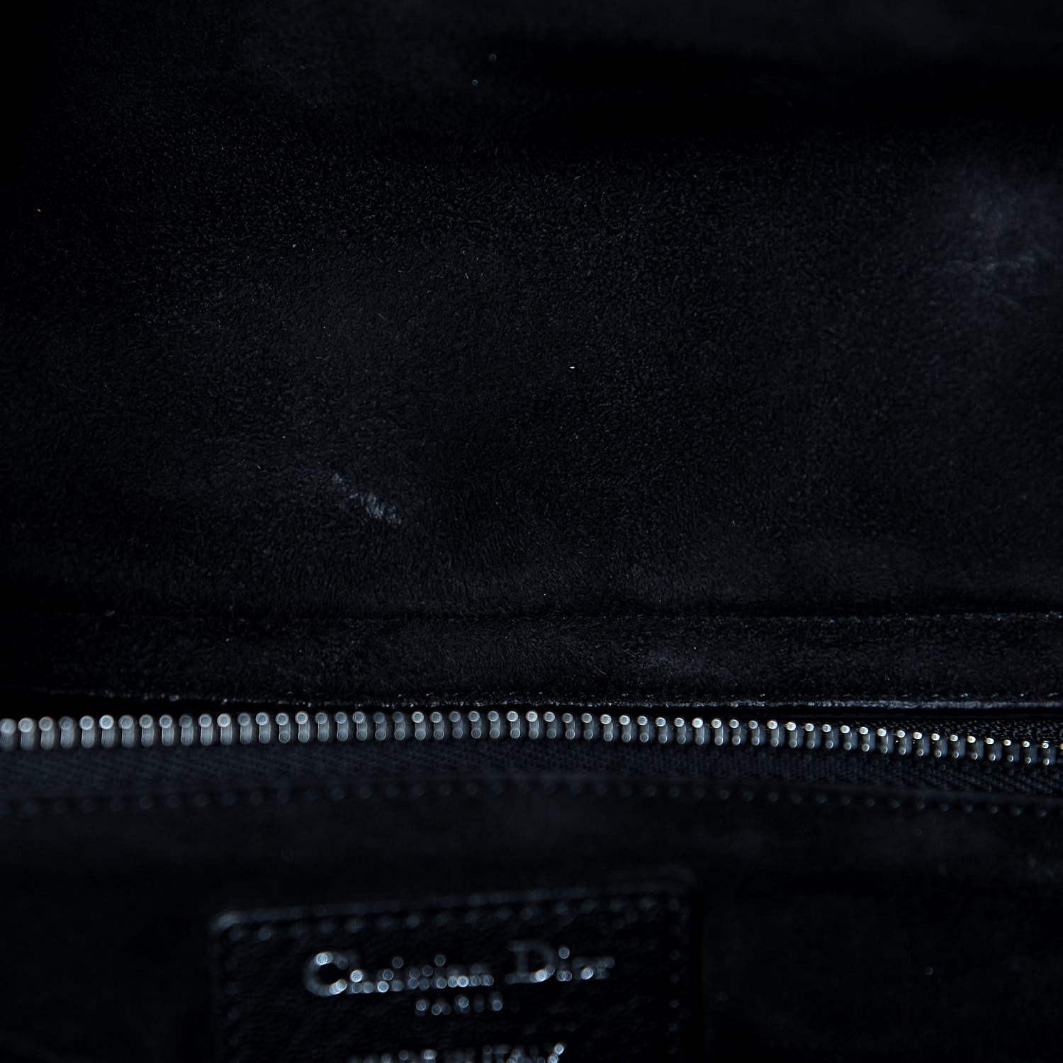 Christian Dior Canyon Grained Lambskin Large Lady Dior Black 10 of 15