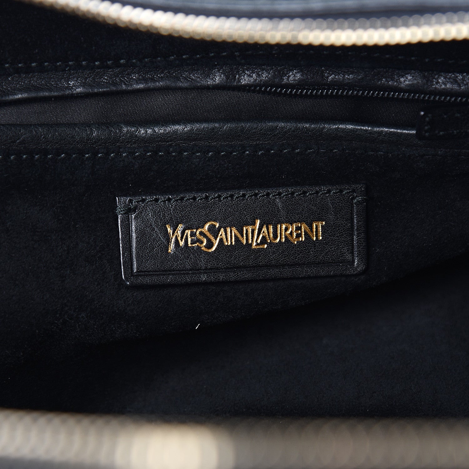 Saint Laurent Calfskin Rock Studded Easy Sac Black 5 of 11