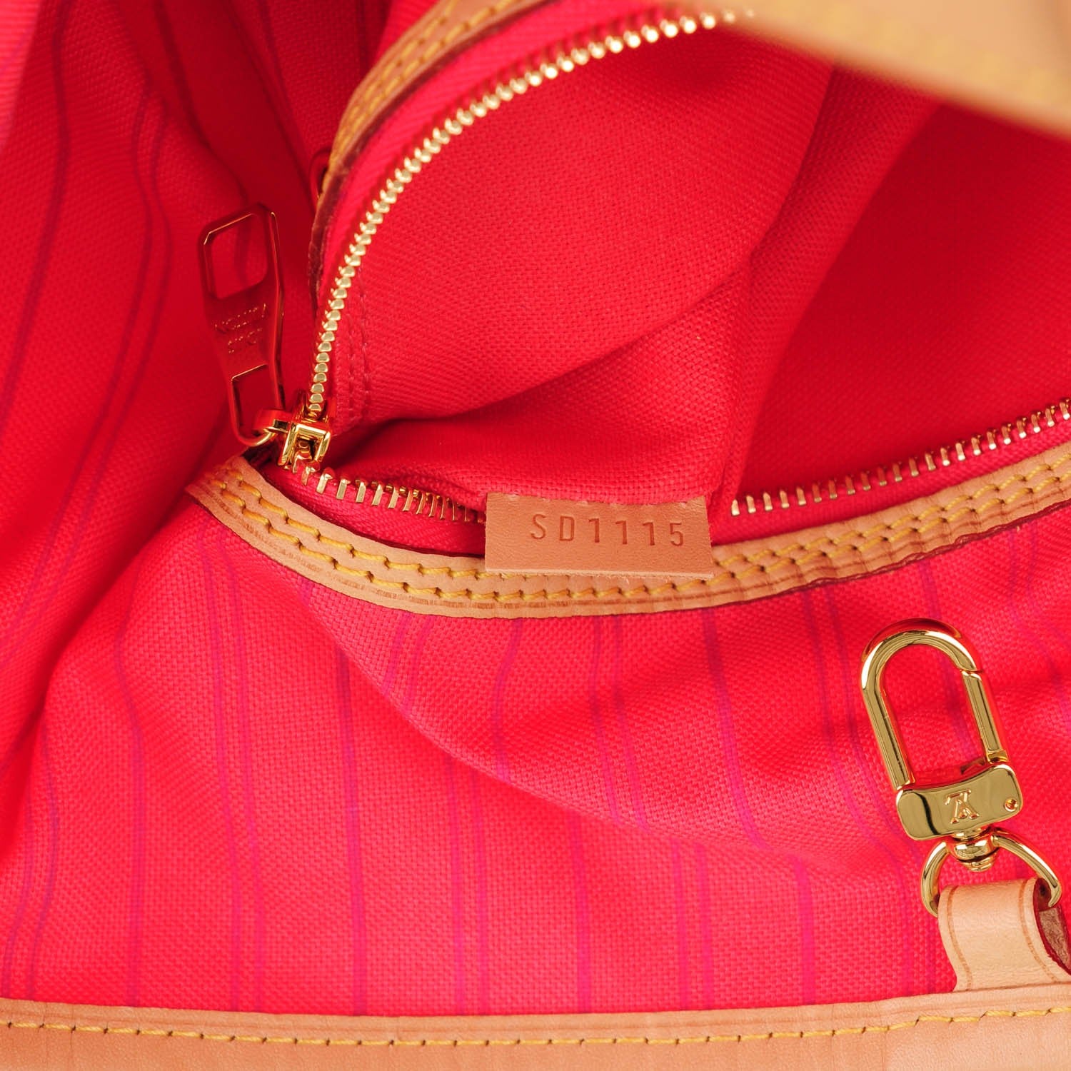 Louis Vuitton Damier Azur Delightful MM Pink 8 of 8