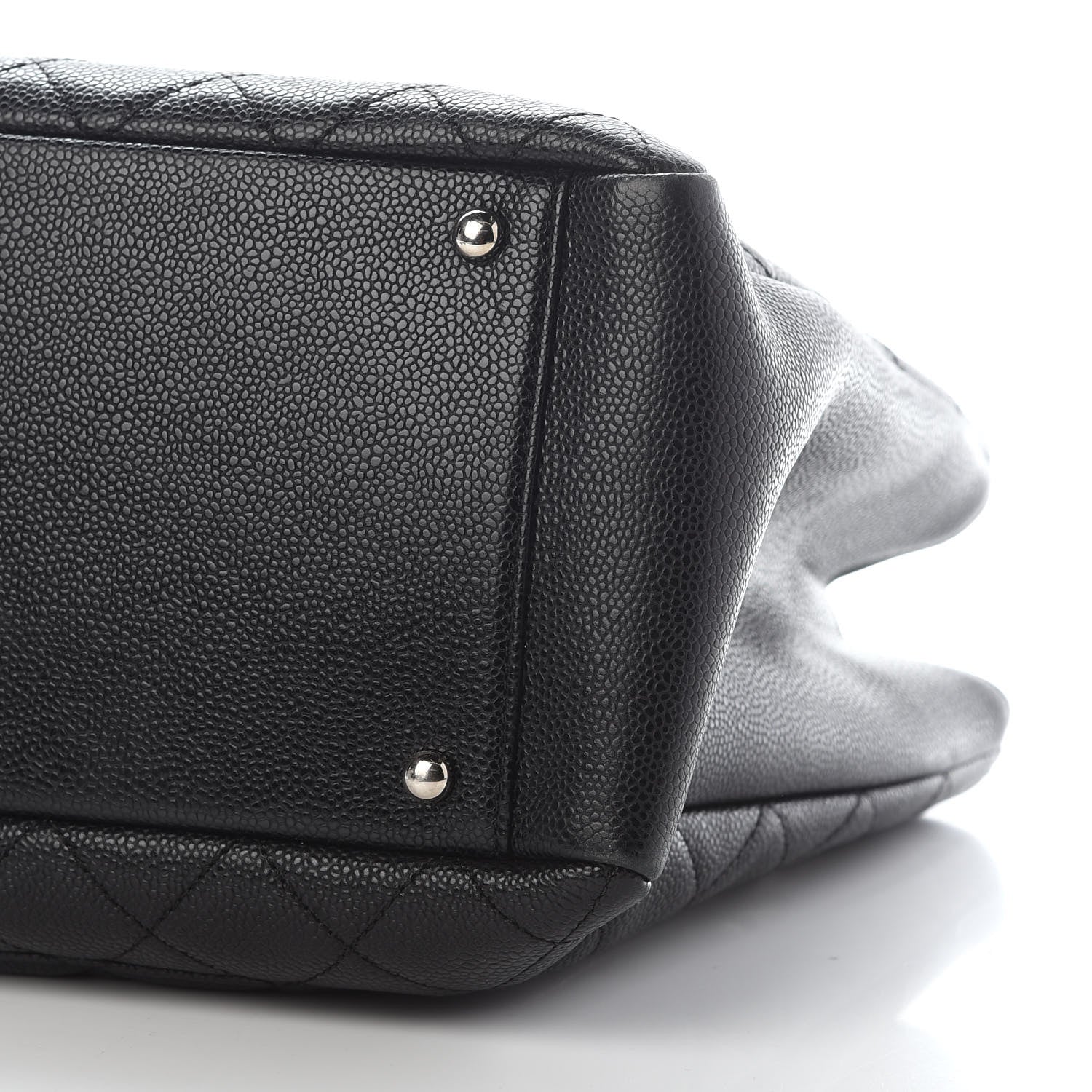 Chanel Caviar Quilted XL Grand Shopping Tote GST Black 9 of 9