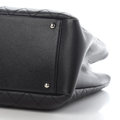 Chanel Caviar Quilted XL Grand Shopping Tote GST Black 9 of 9