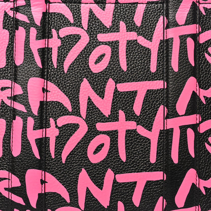 Marc Jacobs X STEPHEN SPROUSE Grained Calfskin Medium The Tote Bag Pink 7 of 9