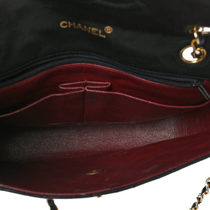 Chanel Lambskin Quilted Single Flap Medium Black 5 of 9