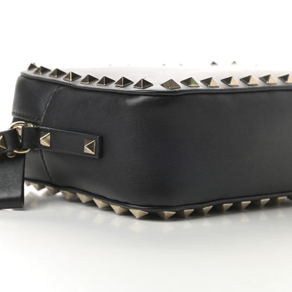 Valentino Garavani Calfskin Rockstud Camera Crossbody Bag Black 8 of 12