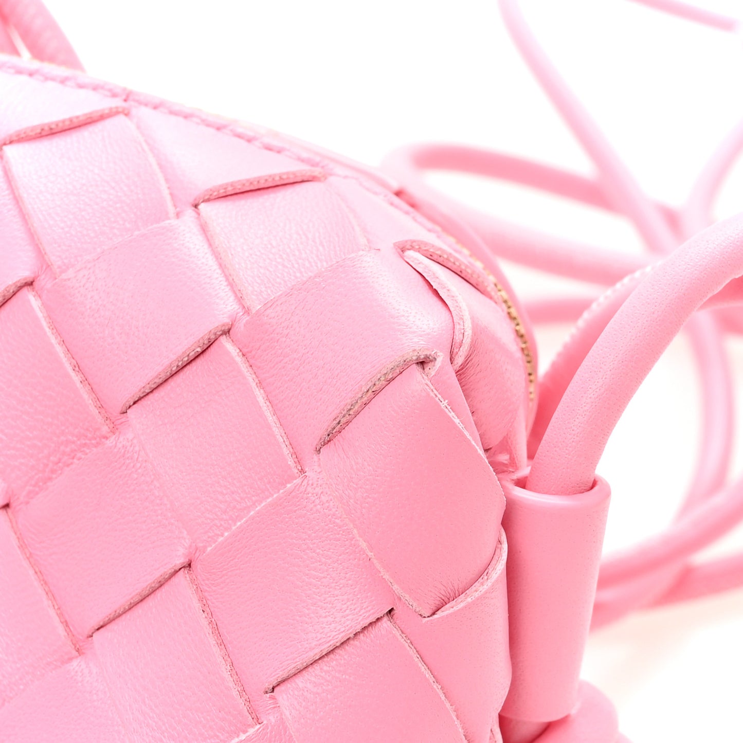 Nappa Intrecciato Candy Loop Camera Bag Ribbon