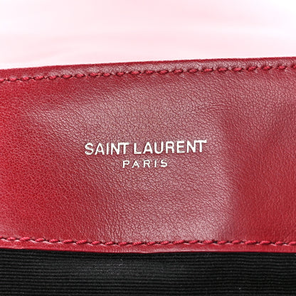 Saint Laurent Calfskin Y Quilted Monogram Medium Loulou Chain Satchel Palissandre 6 of 11