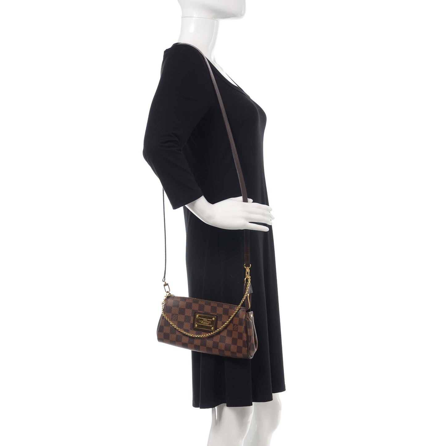 Damier Ebene Eva Clutch