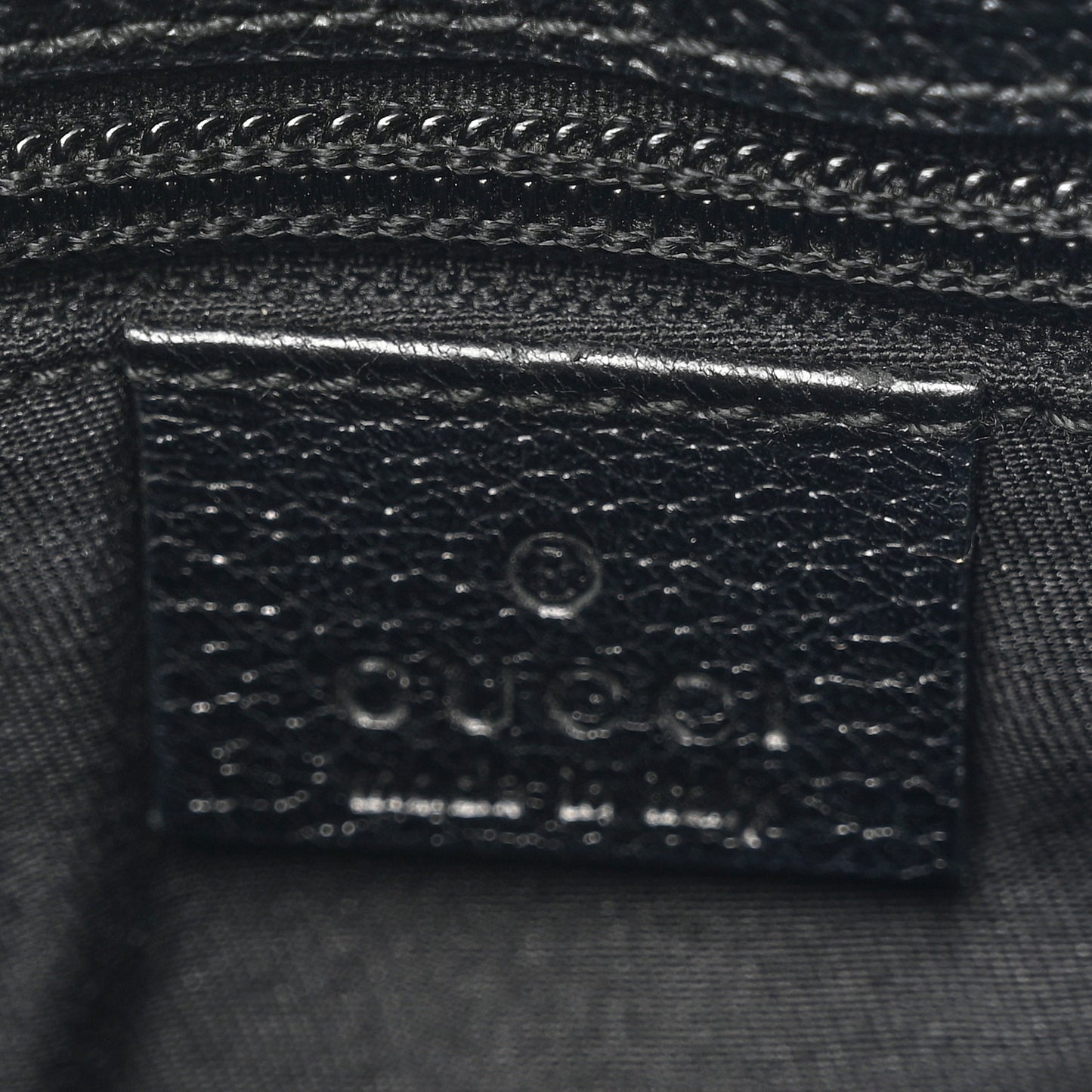 GG Monogram Messenger Crossbody Bag Black