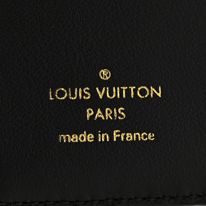 Louis Vuitton Lambskin Embossed Monogram Lou Coussin Wallet Black 6 of 7