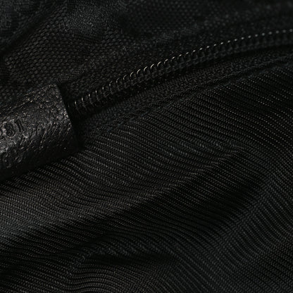 Gucci GG Monogram Large Web Handle Bucket Tote Black 7 of 14