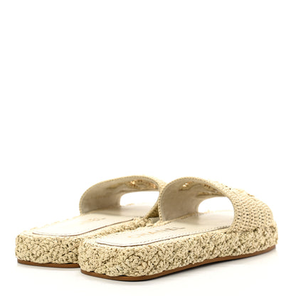 Chanel Braided Cord CC Mules 36 Light Beige 4 of 8