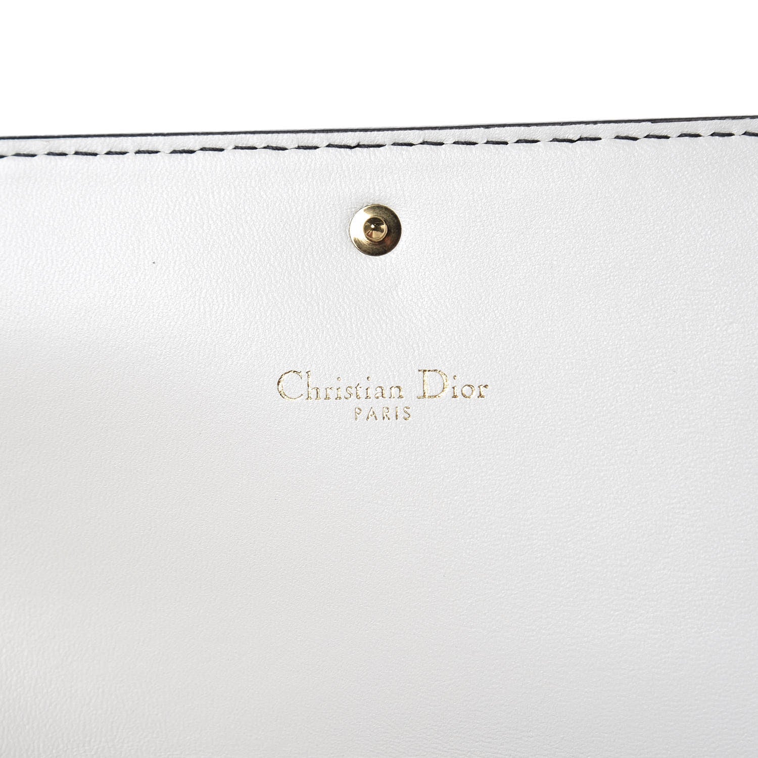 Christian Dior Grained Lambskin J'adior Croisiere Chain Wallet White 6 of 7