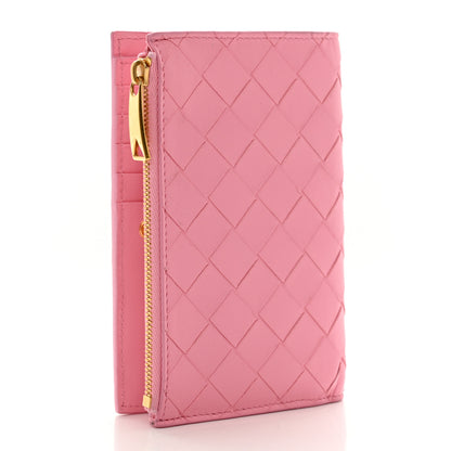 Bottega Veneta Nappa Intrecciato Cassette Bifold Zip Wallet Ribbon 3 of 7