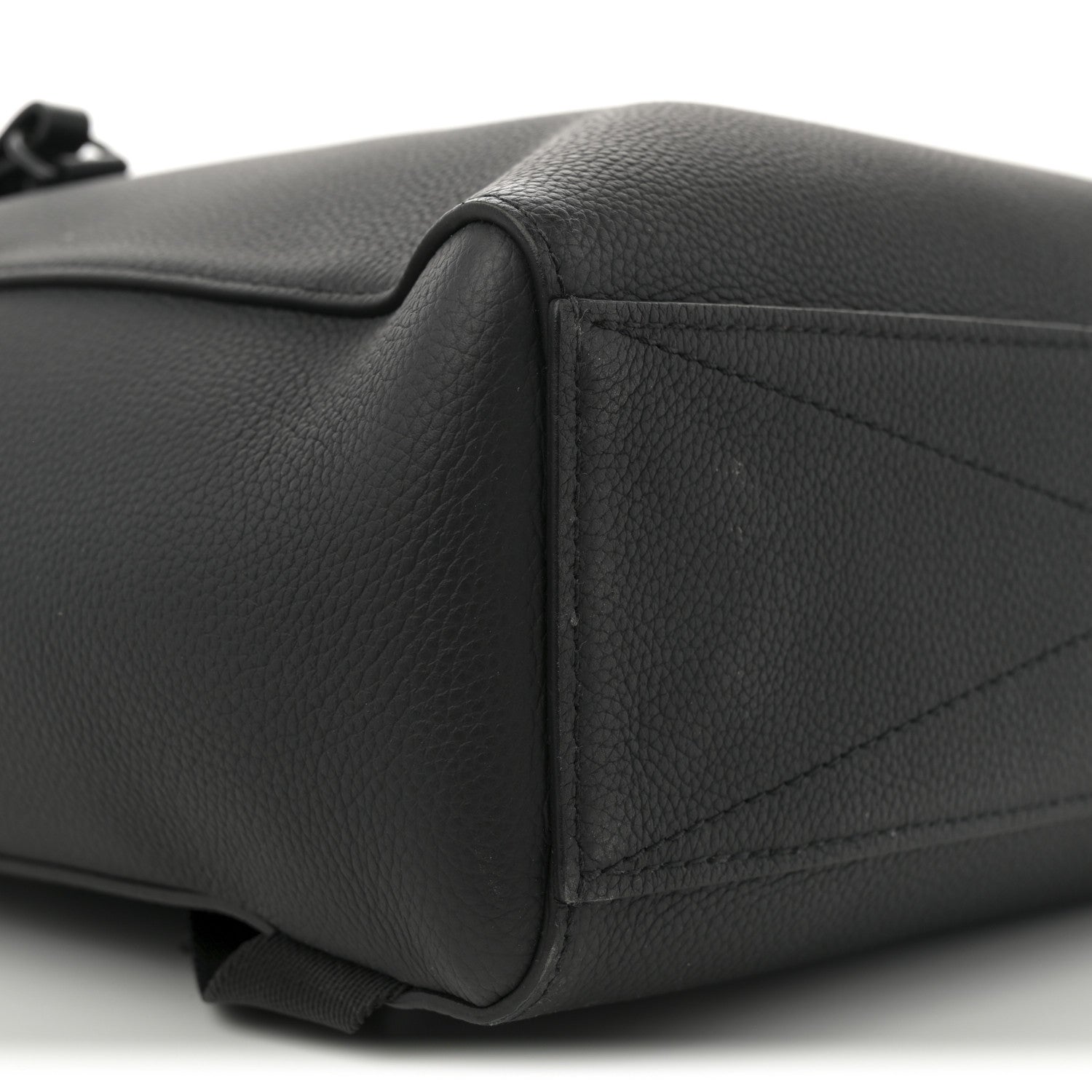 Louis Vuitton Calfskin Aerogram Fastline Backpack Black 8 of 11