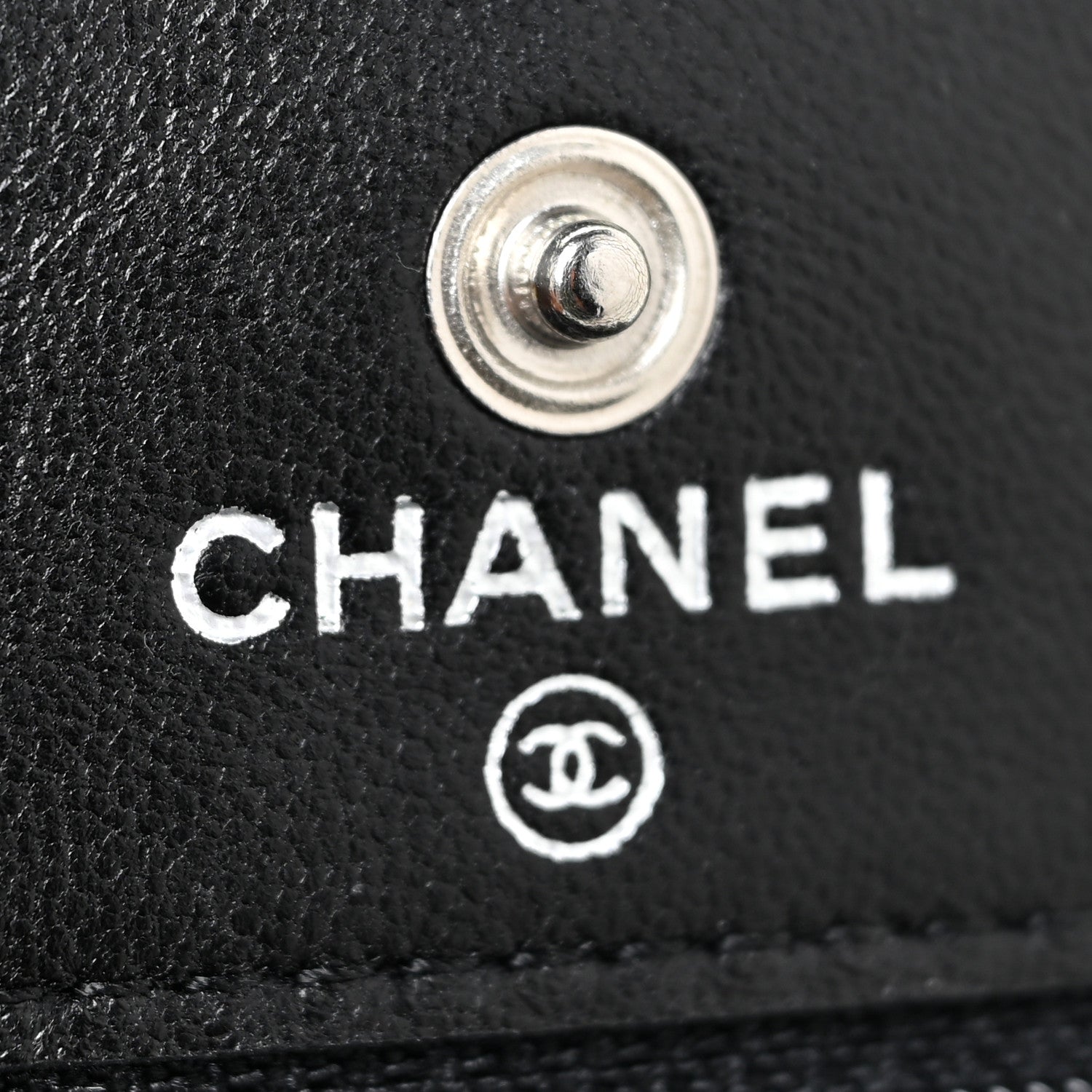 Chanel Lambskin Quilted Wallet On Chain WOC Black 9 of 13