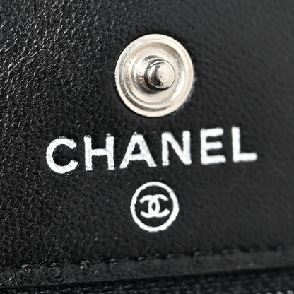 Chanel Lambskin Quilted Wallet On Chain WOC Black 9 of 13
