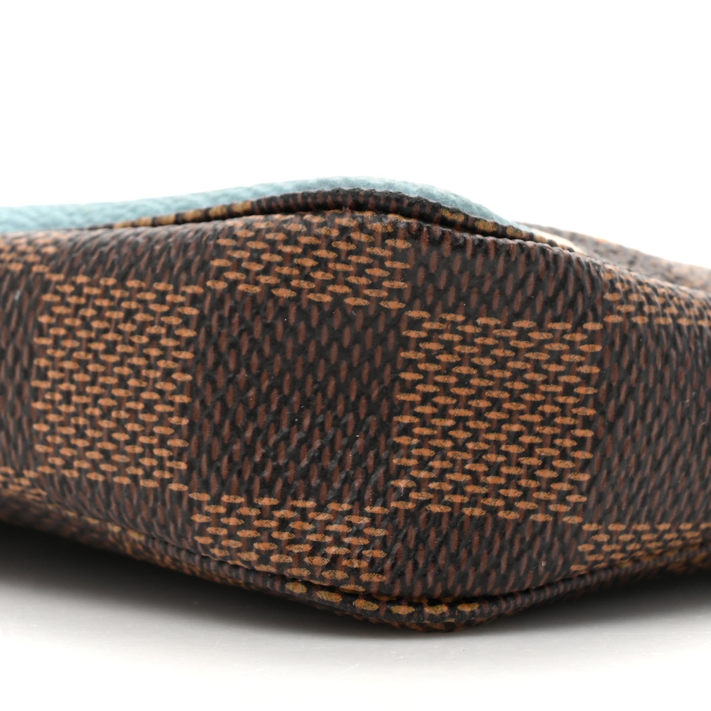 Damier Ebene 2017 Christmas Animation Penguins Mini Pochette Accessories Blue