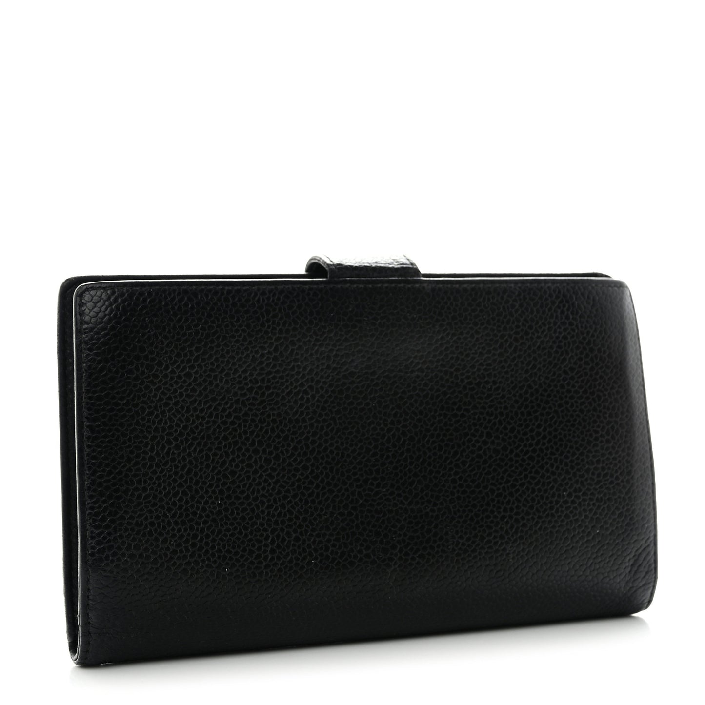 Caviar Timeless CC French Wallet Black