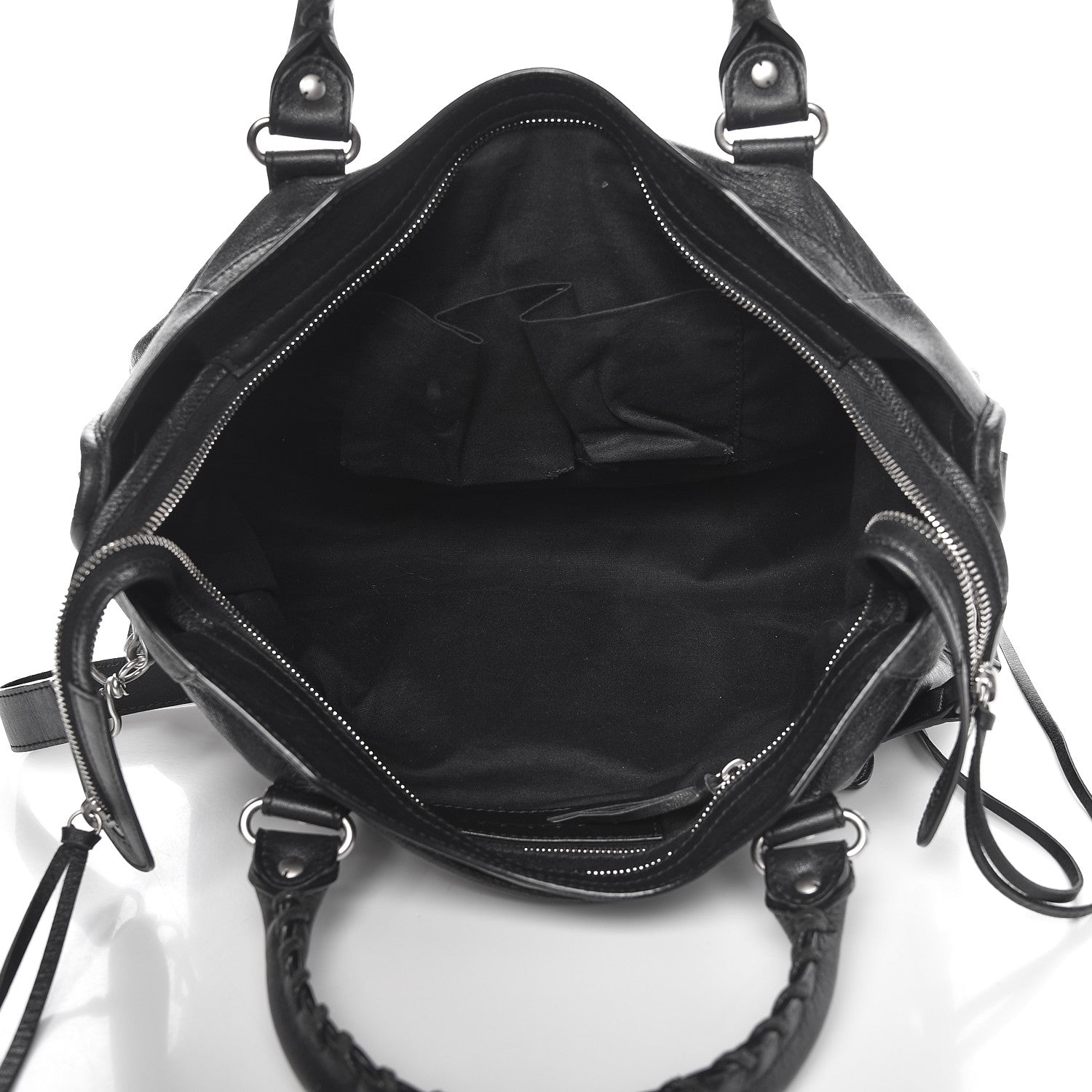 Balenciaga Agneau Classic Silver Hardware City Black 6 of 13