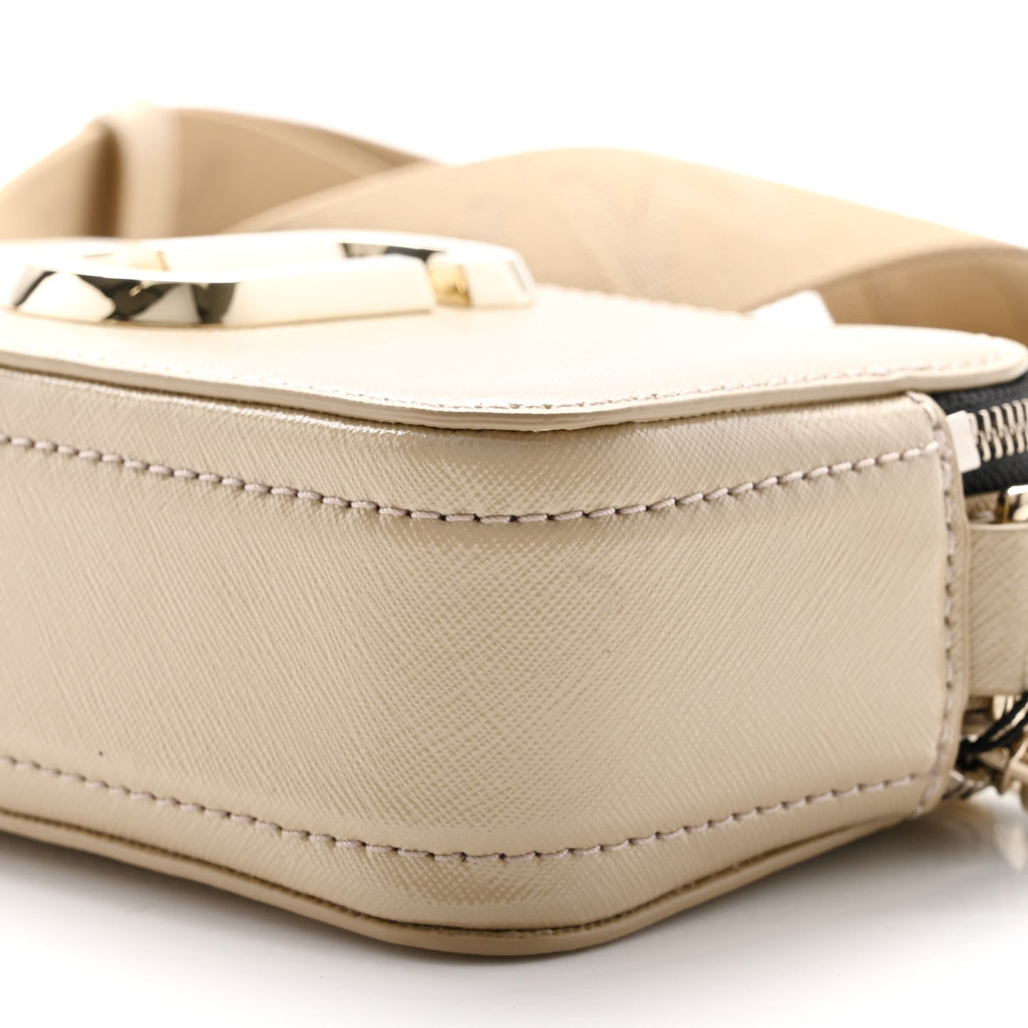 Saffiano Small Snapshot Camera Bag Khaki