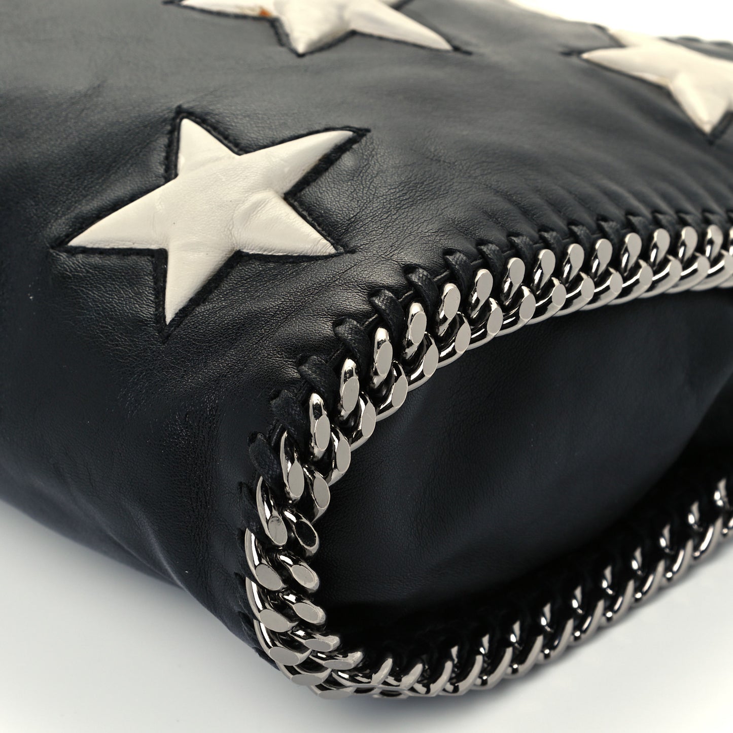Alter Nappa Embossed Mini Star Falabella Tote Black