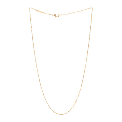 Van Cleef & Arpels 18K Yellow Gold Trace Chain Necklace 3 of 5