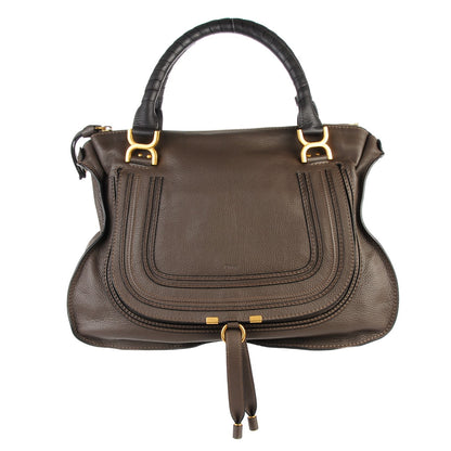 Chloe Calfskin Large Marcie Satchel Ash 1 of 8