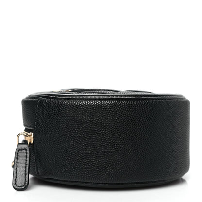 Chanel Caviar Quilted Round Filigree Crossbody Black 4 of 10