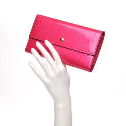 Louis Vuitton Vernis Porte Tresor International Wallet Fuchsia 2 of 11
